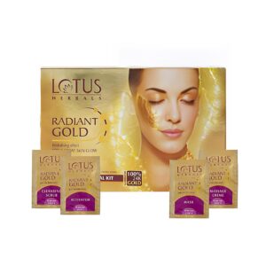 Lotus Herbals Radiant Gold Cellular Glow Facial Kit