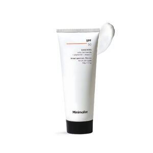 Minimalist SPF 50 PA++++ Sunscreen with Niacinamide