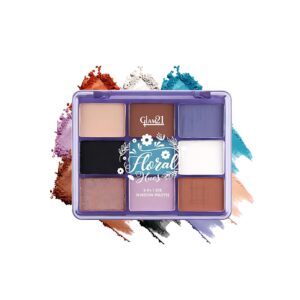 GLAM21 Floral Hues 9 Colors Eyeshadow Palette