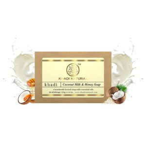Khadi Natural Coconut Milk & Honey Handmade Soap