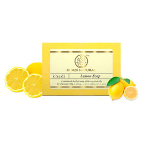 Khadi Natural Lemon Handmade Soap Antioxidant