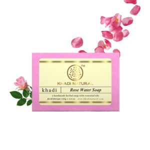 Khadi Natural Rosewater Handmade Soap