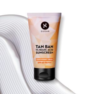 SUGAR Cosmetics Tan Ban Kojic Acid Sunscreen SPF60