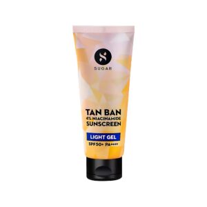 SUGAR Cosmetics Tan Ban 4% Niacinamide Sunscreen Gel SPF50+