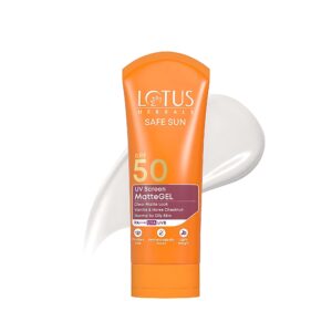Lotus Herbals SafeSun UV Screen Matte Gel Sunscreen SPF50 PA+++
